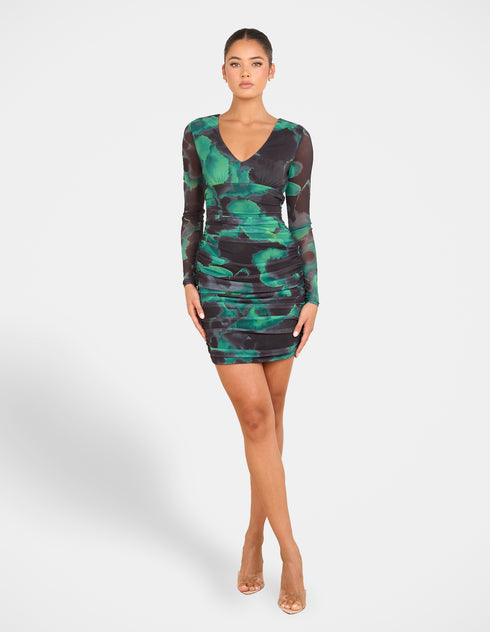 Bennie Mesh Mini Dress